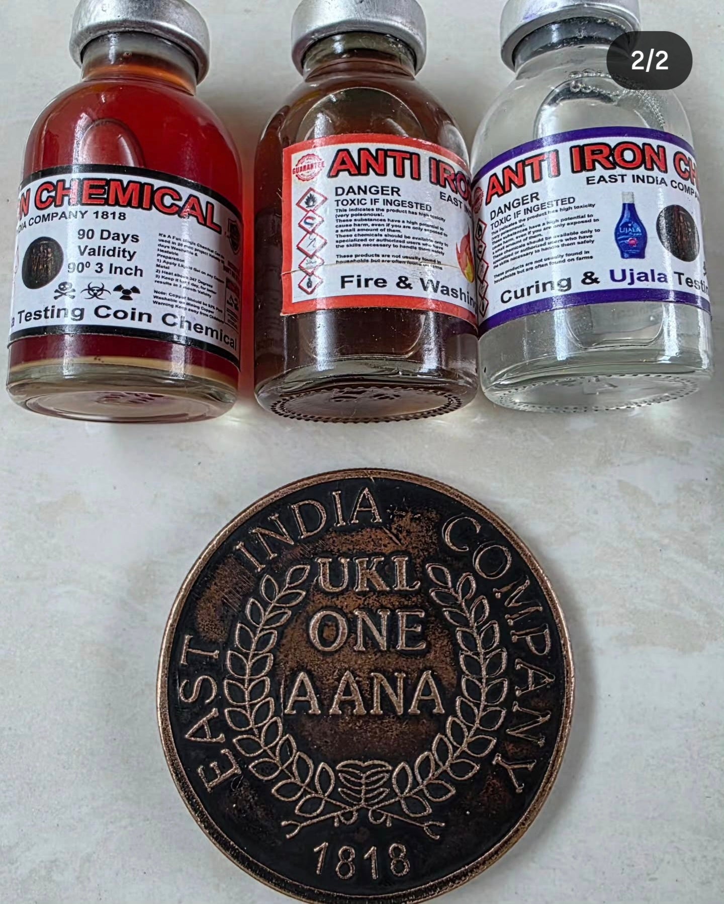 Anti Iron Chemical Coin